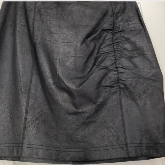 Free People Black Suede Skirt - Picture 3 of 9
